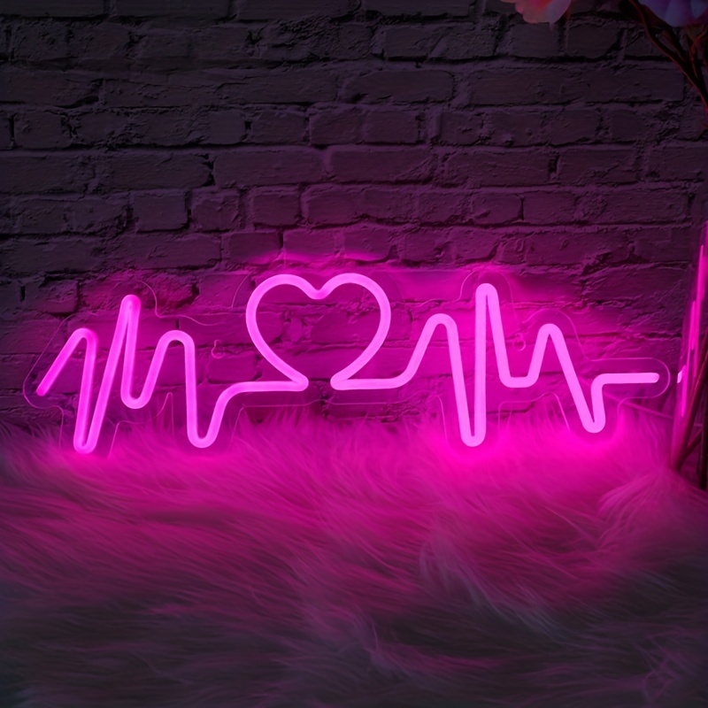 Heartbeat Led Neon Sign