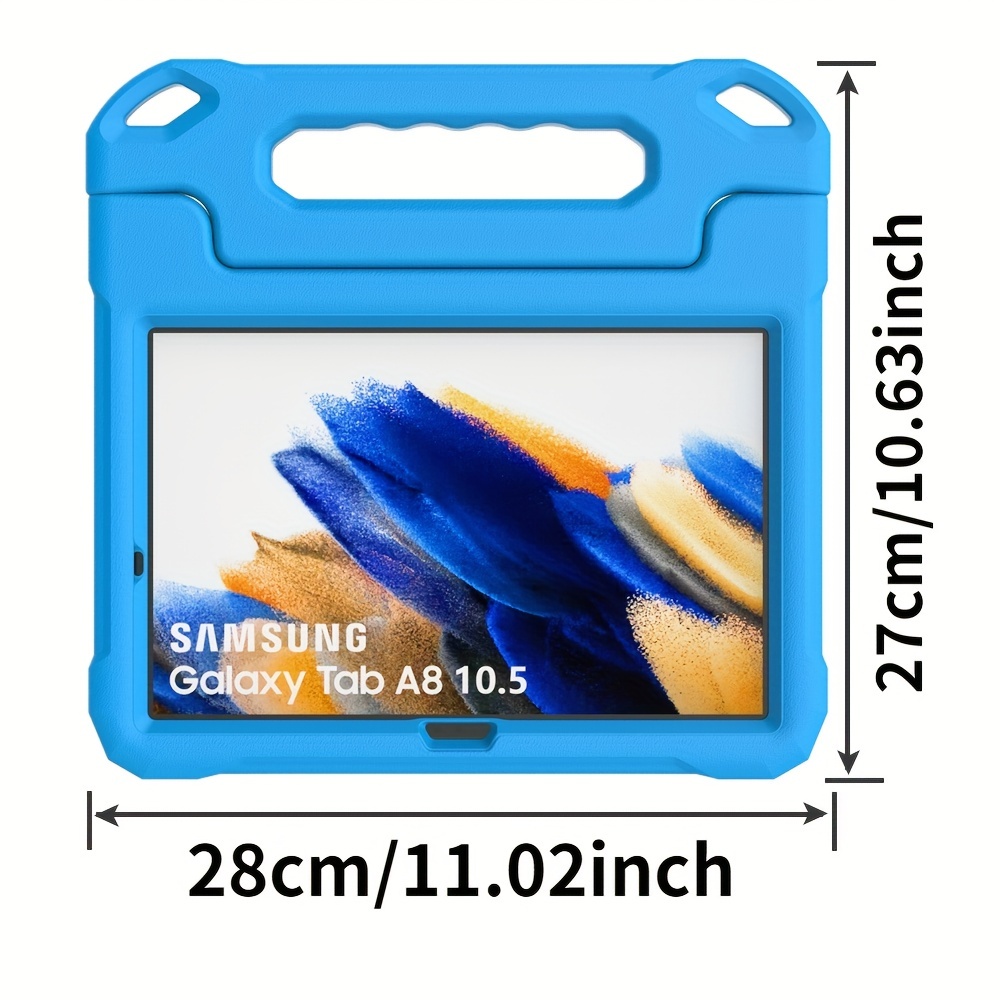 ZtotopCases Coque Enfant pour Tablette Samsung Galaxy Tab A8 LTE 10,5  Pouces 2021 (SM-X200 / SM-X205), Etui léger Eva Antichoc, avec poignée  Enfant