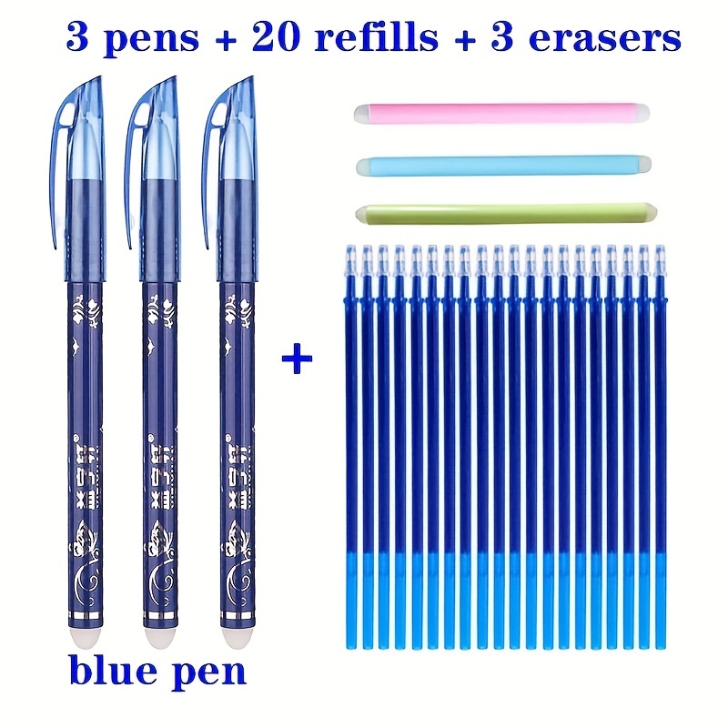 5 Bolígrafos borrables Frixion Point 0 5 mm (2 negros 2 azules y 1 r