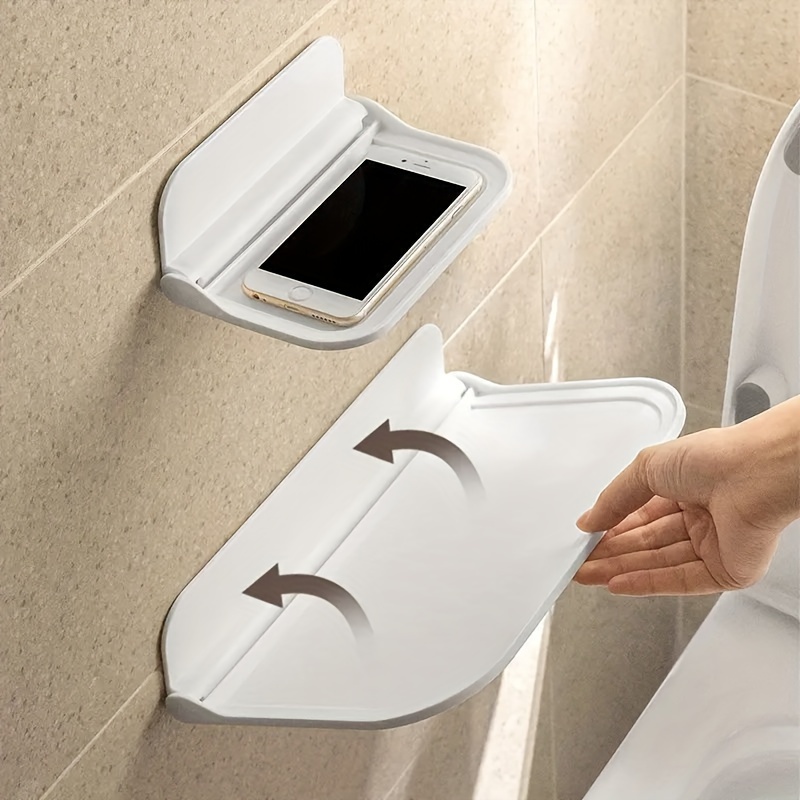 Toilet Storage Rack Free Punching Shower Caddy Shower - Temu