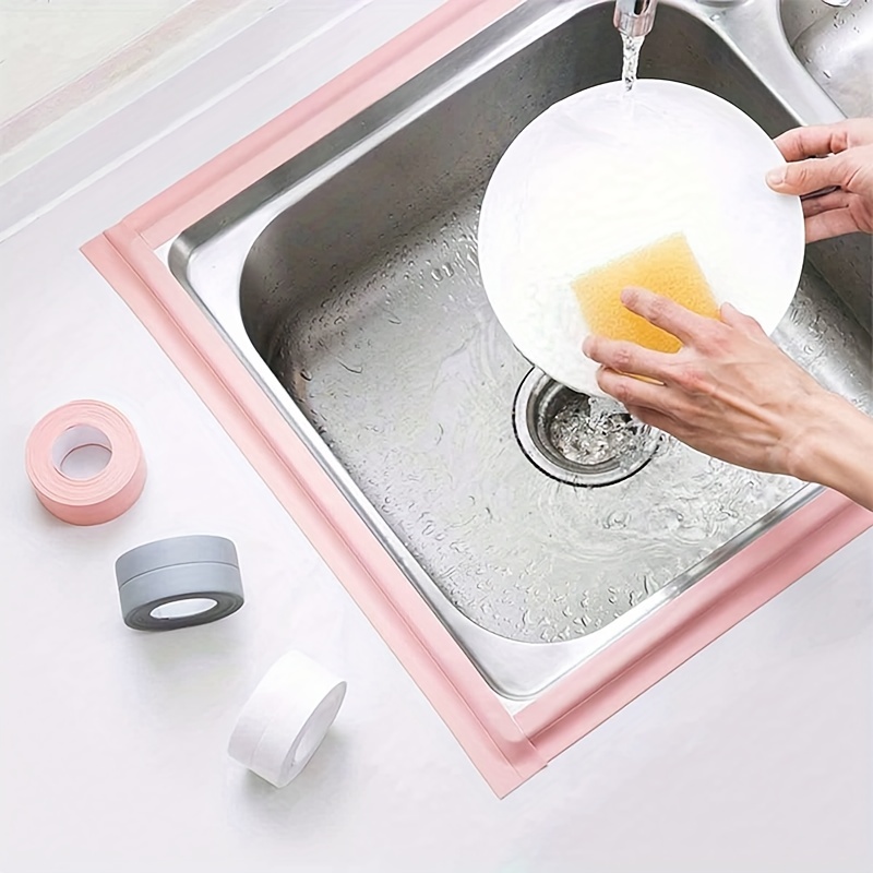 Comprar 3,2 m baño cocina ducha impermeable a prueba de moho cinta  fregadero baño tira de sellado cinta autoadhesiva