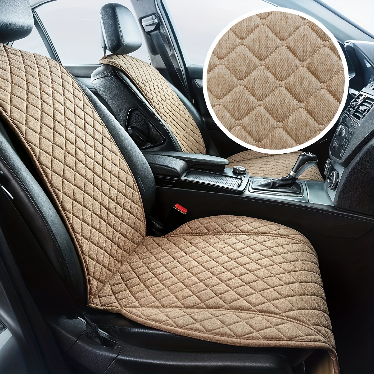 1pc Car Seat Cover, Soft & Breathable Front Premium Covers With Non-Slip  Protector Fits Most Automotive, Van, SUV, Truck