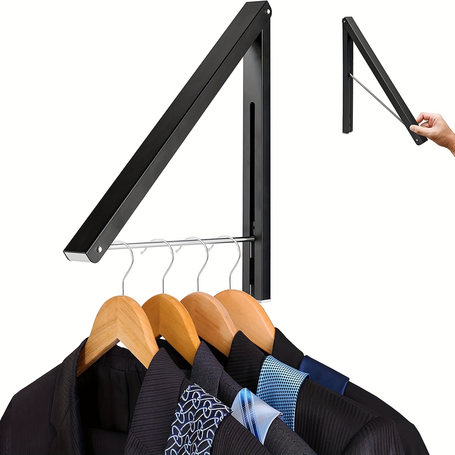 Maximize Your Closet Space With This Stylish Triangle Wall - Temu