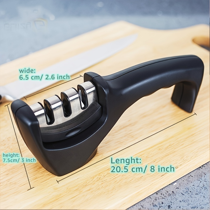 Huohou Mini Knife Sharpener One-handed Sharpening Super Suction Kitchen  Sharpener Tool sharpening stone