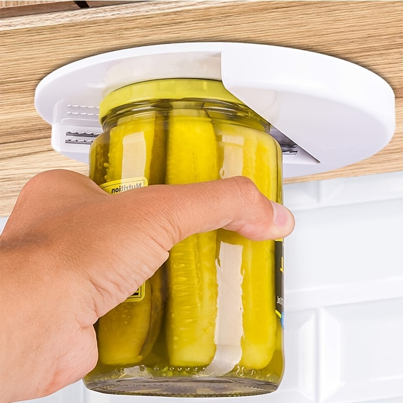 1pc Color Boxed Round Can Opener Under Cabinet Jar Opener