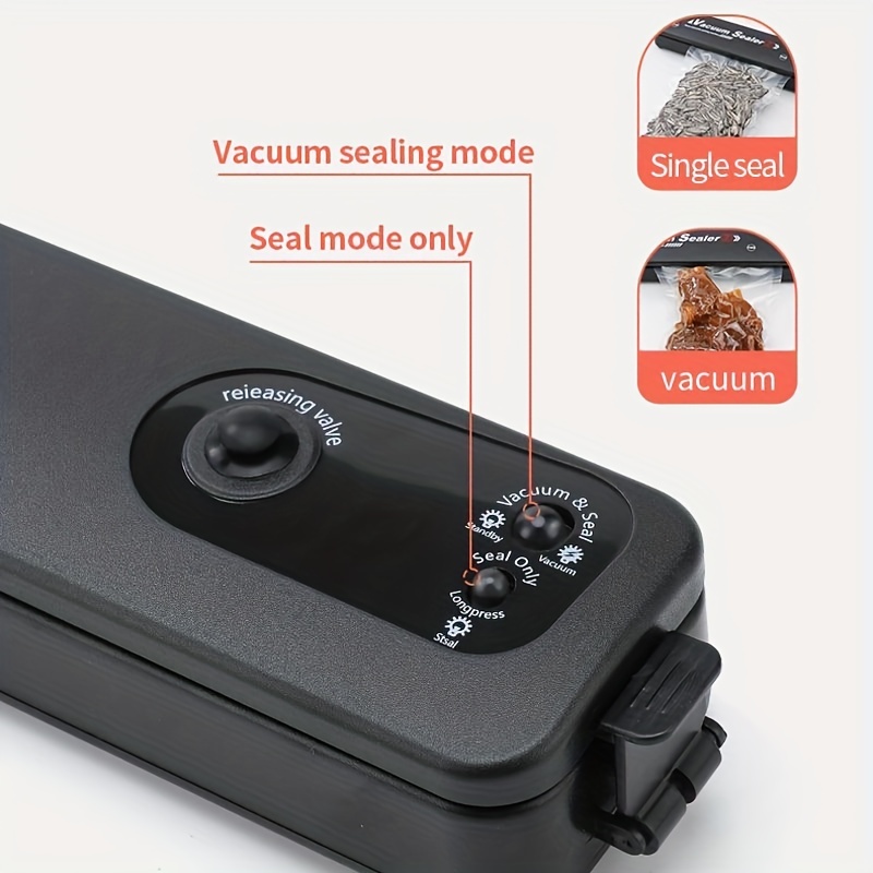 Vacuum Sealer, Semi-automatic Household Kitchen Vacuum Sealer