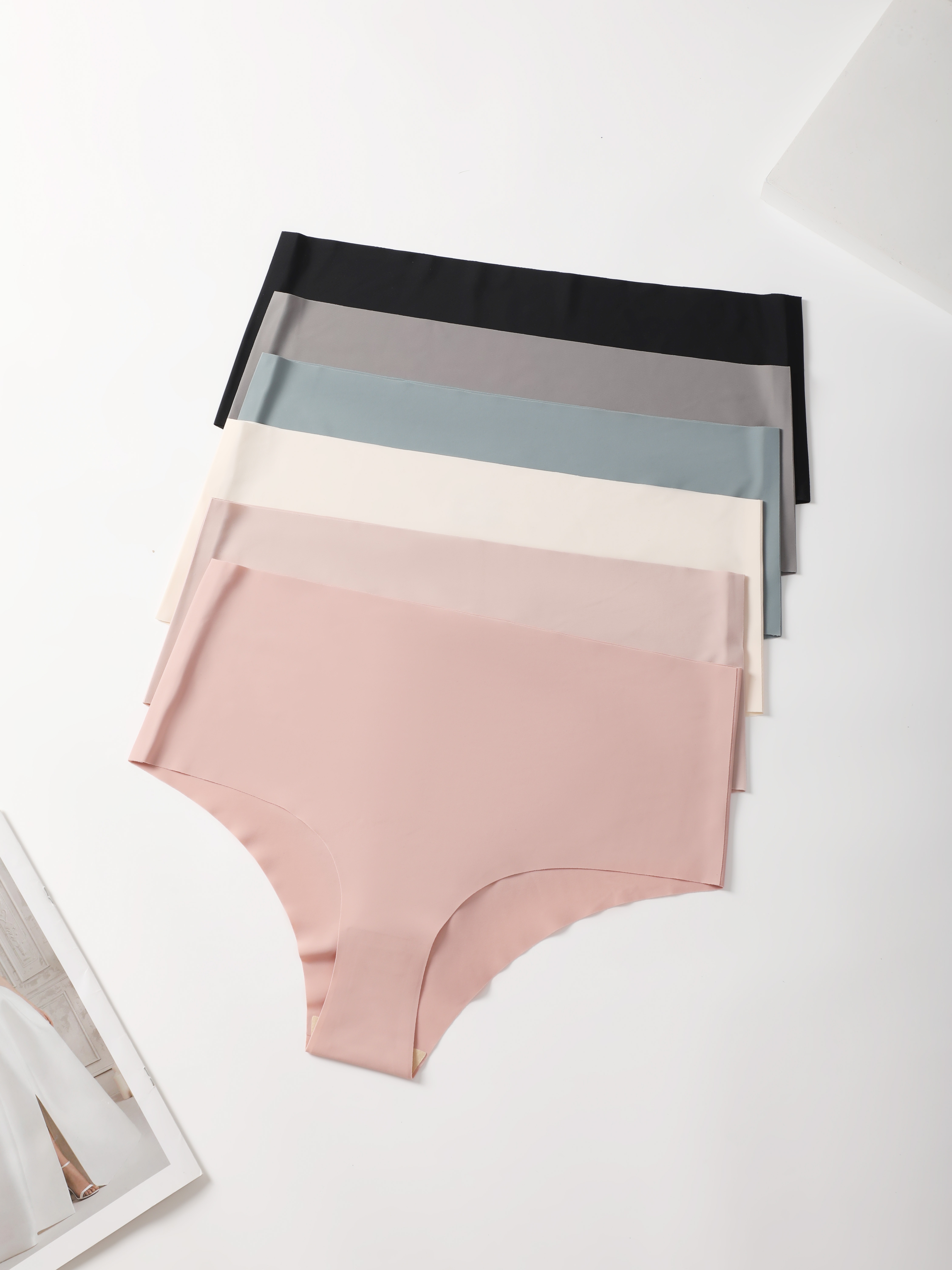 6 Pcs/Set Seamless Panties for Women Ice Silk Women's Panties