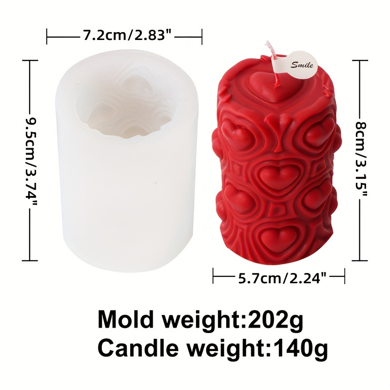 Geometric Candle Casting Silicone Mold Unique Candle - Temu