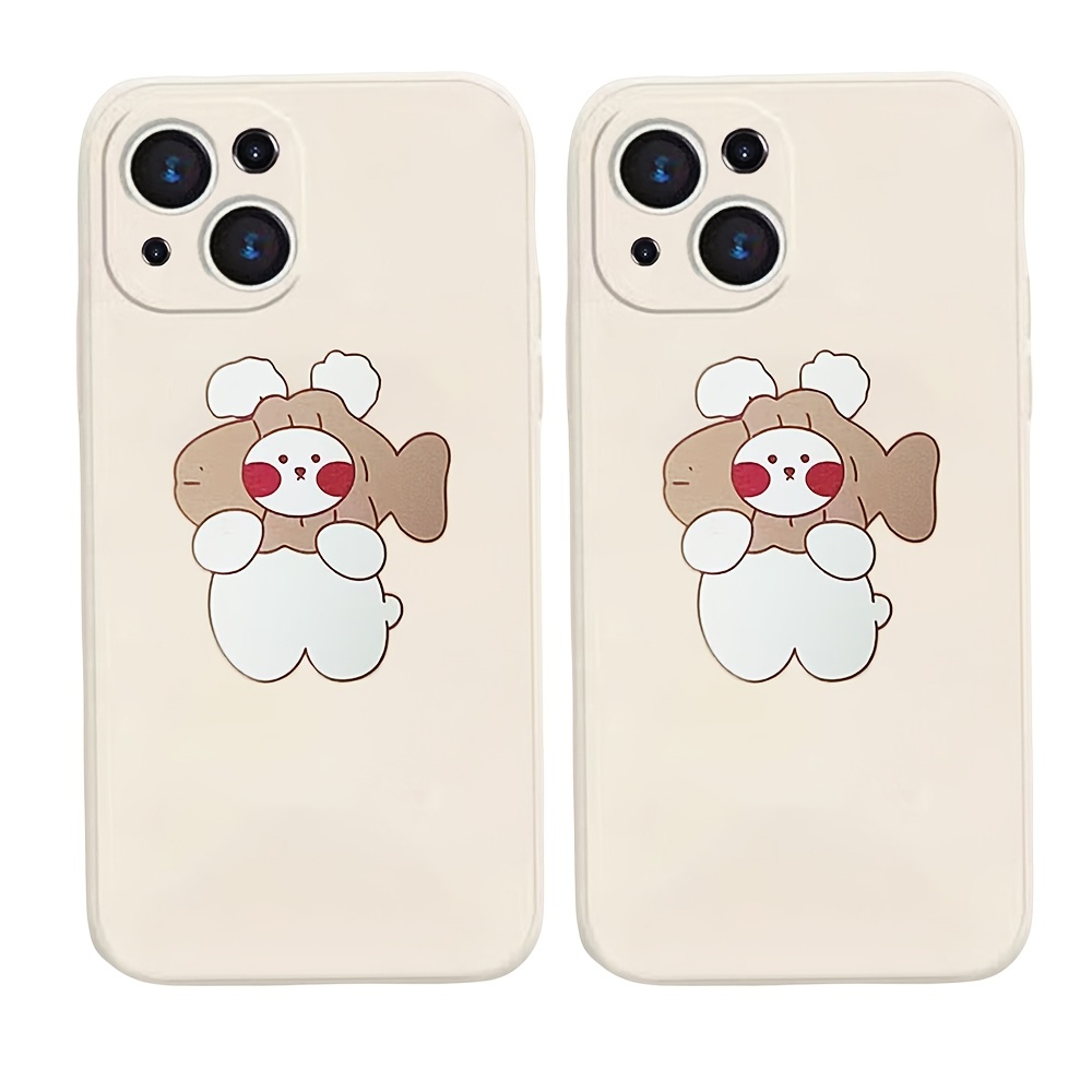  Cartoon Rabbit Pattern Case Compatible with iPhone 12