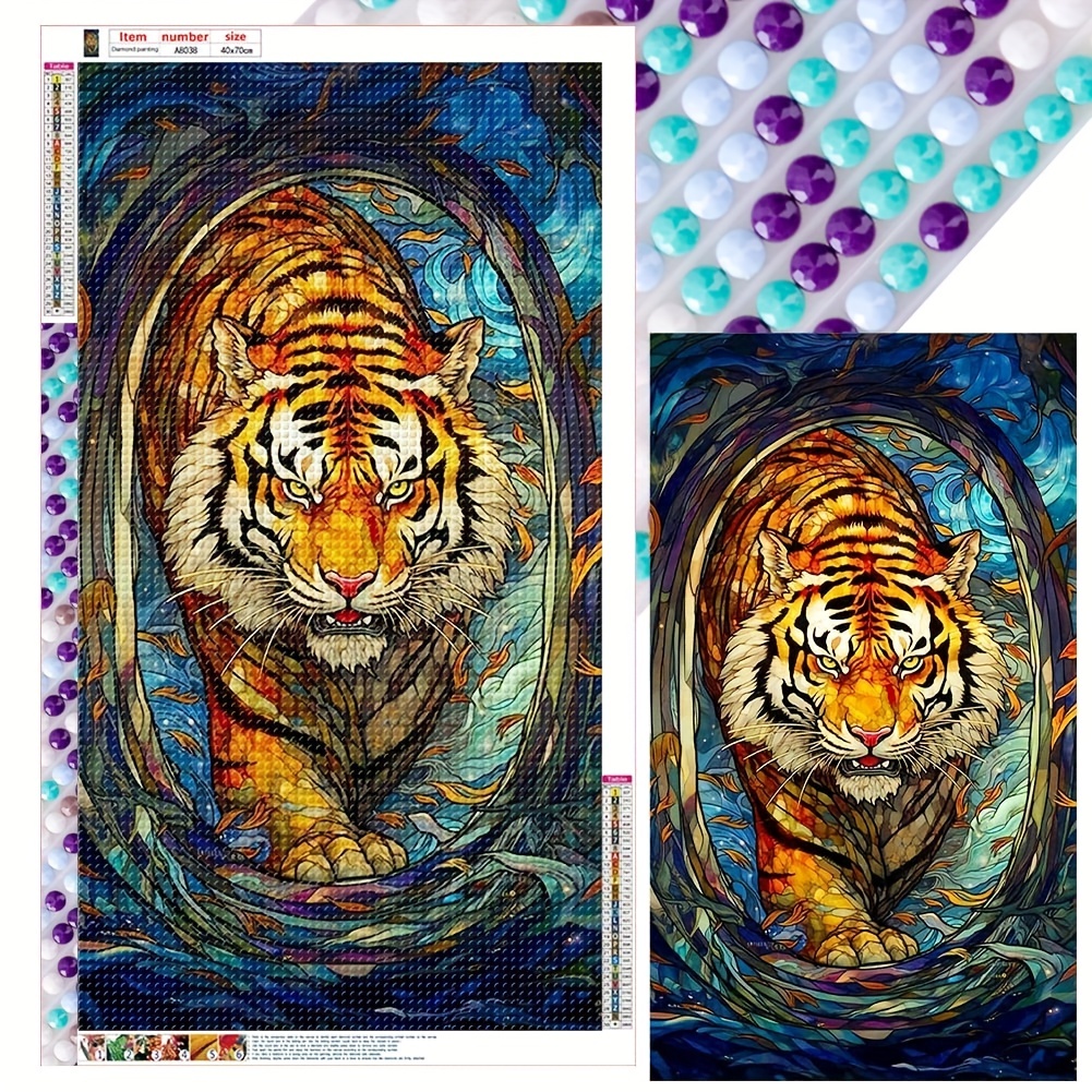 Without Frame Diy 5d Artificial Diamond Painting Set Horror - Temu