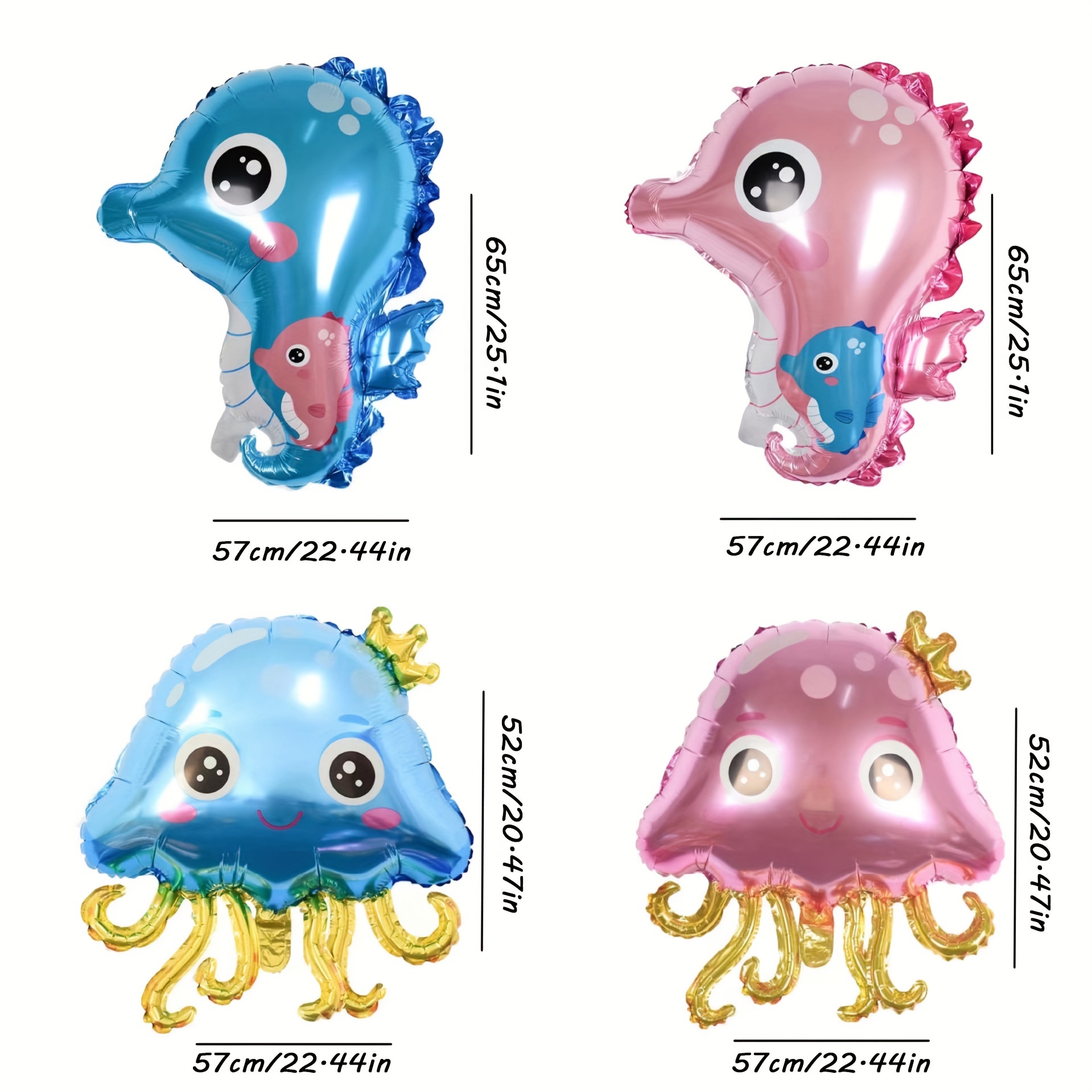 Aluminum Film Balloon Marine Animal Cartoon Balloon Crab - Temu