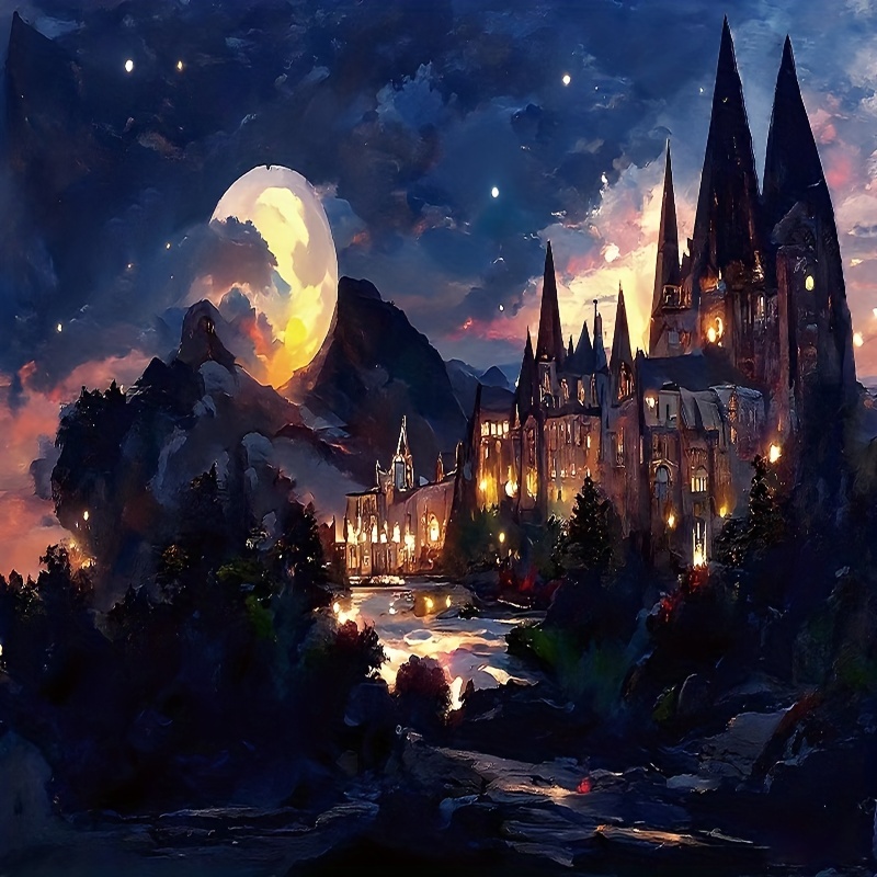 Hogwarts Harry Potter 5D Diamond Painting Full Drill Embroidery