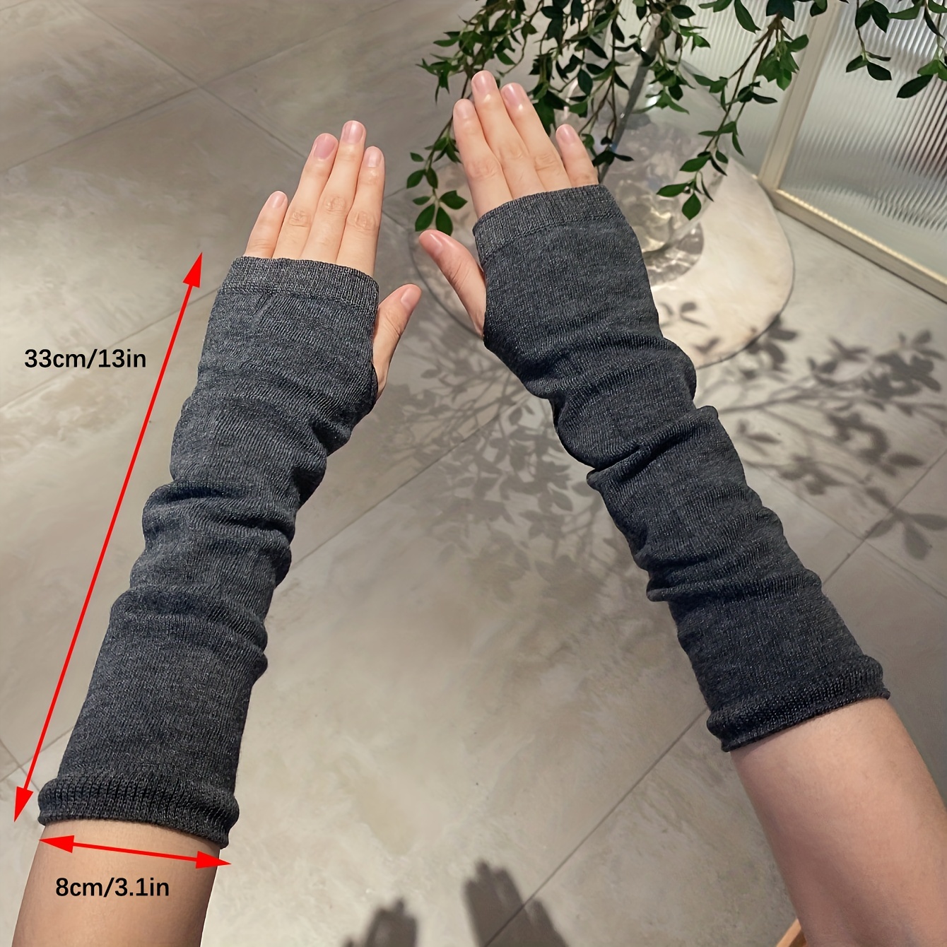 Women's Winter Warm Knit Fingerless Gloves Warmers