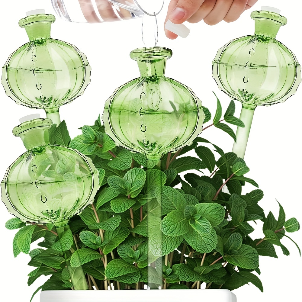 

3pcs, Plant Watering Globes, Cactus Self Watering Planter Insert Glass Plant Watering Devices For Indoor And Outdoor Plants Accessories