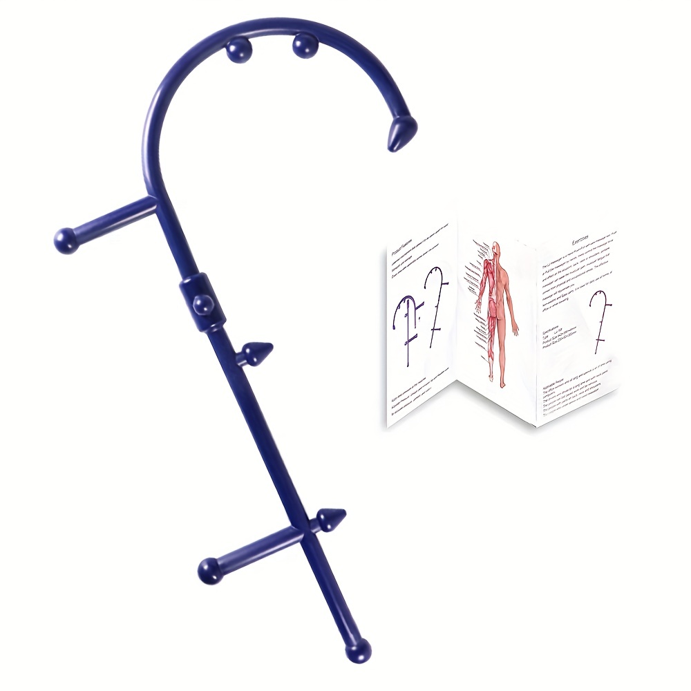 Back Hook Massager Neck Self Muscle Pressure Stick Tools Manual