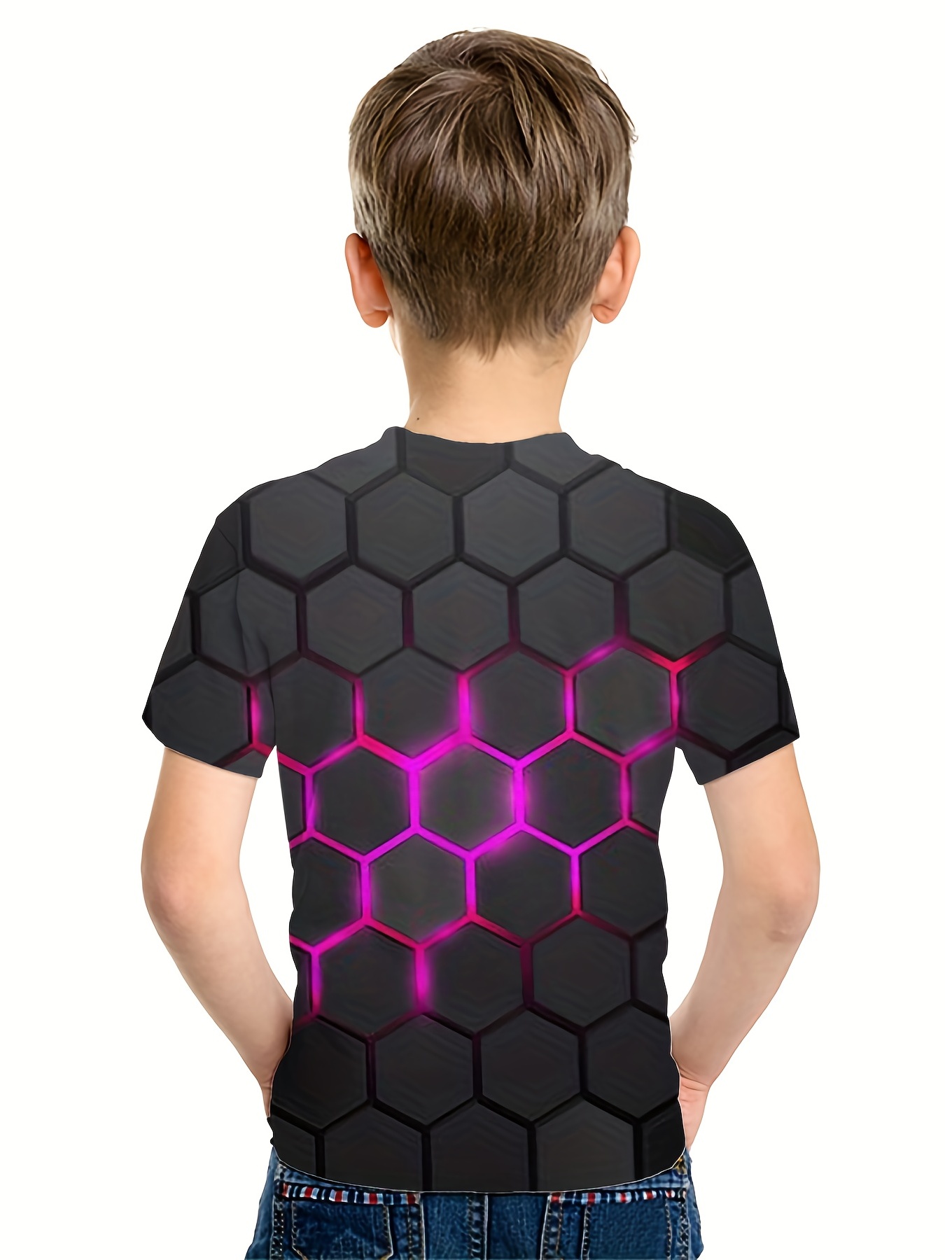 Camiseta Gráfica Fútbol Niño Impresión Digital 3d Remera - Temu Chile