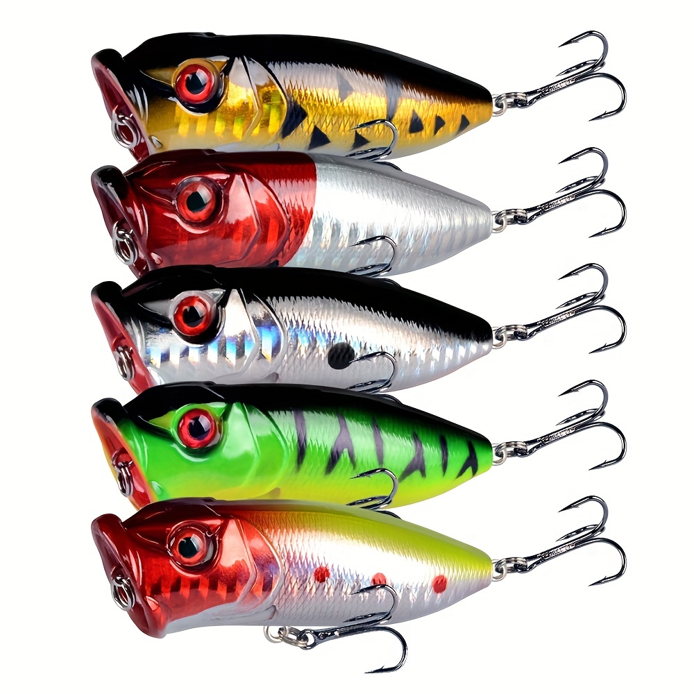 Top Water Popper Fishing Lures Isca Artificial Hard Bait - Temu