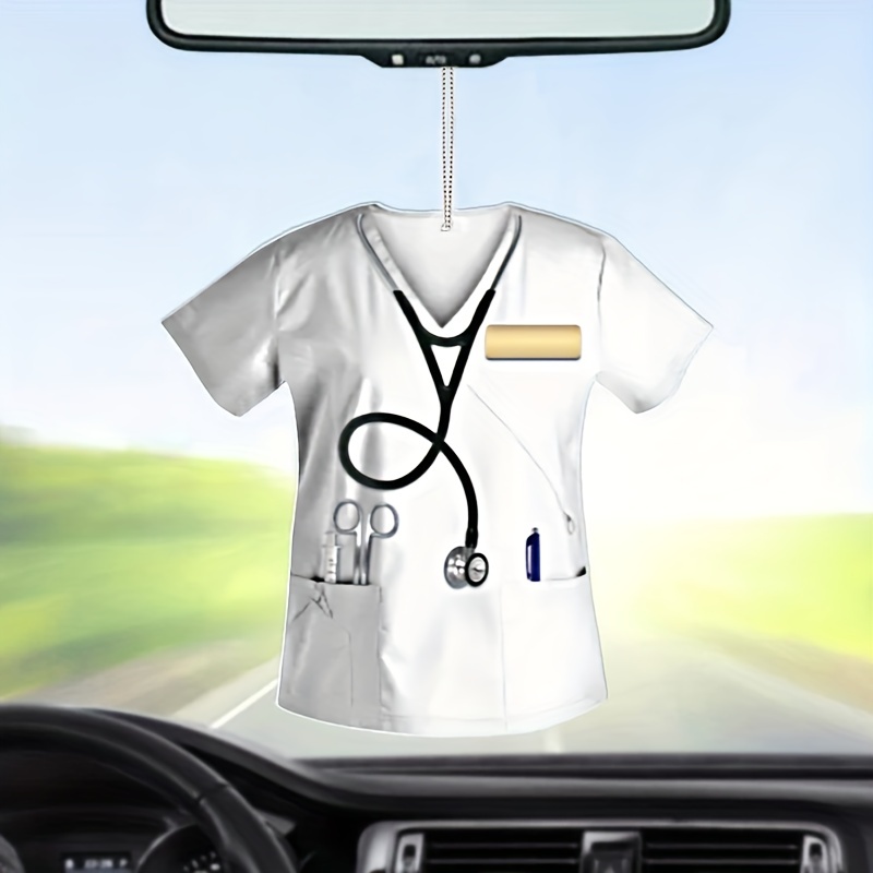 Accessoire de bijoux uniforme forme plate acrylique pendentif de voiture  infirmière pendentif porte-clés porte-anneau – les meilleurs produits dans  la boutique en ligne Joom Geek