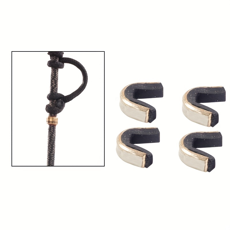 Bow Cord Nockpoint, Bow String Nocks Protect Buckle Clip, Nock Points  Archery String Nocking Points, Archery String Nocking Points Loop String  Buckle