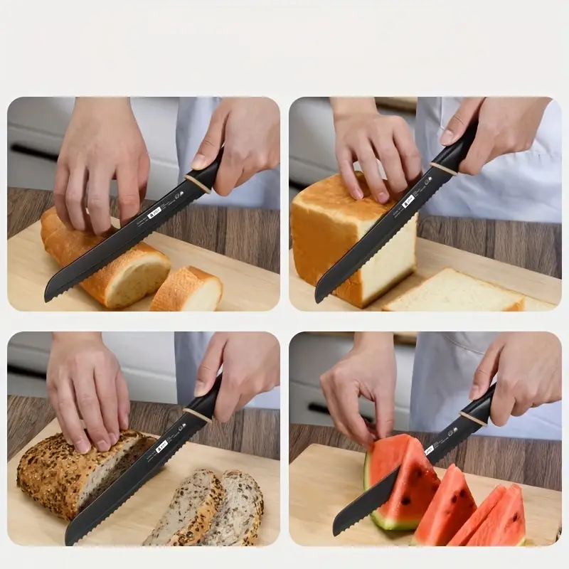 Bread Knife Stainless Steel Serrated Knife Cutting Bread Special