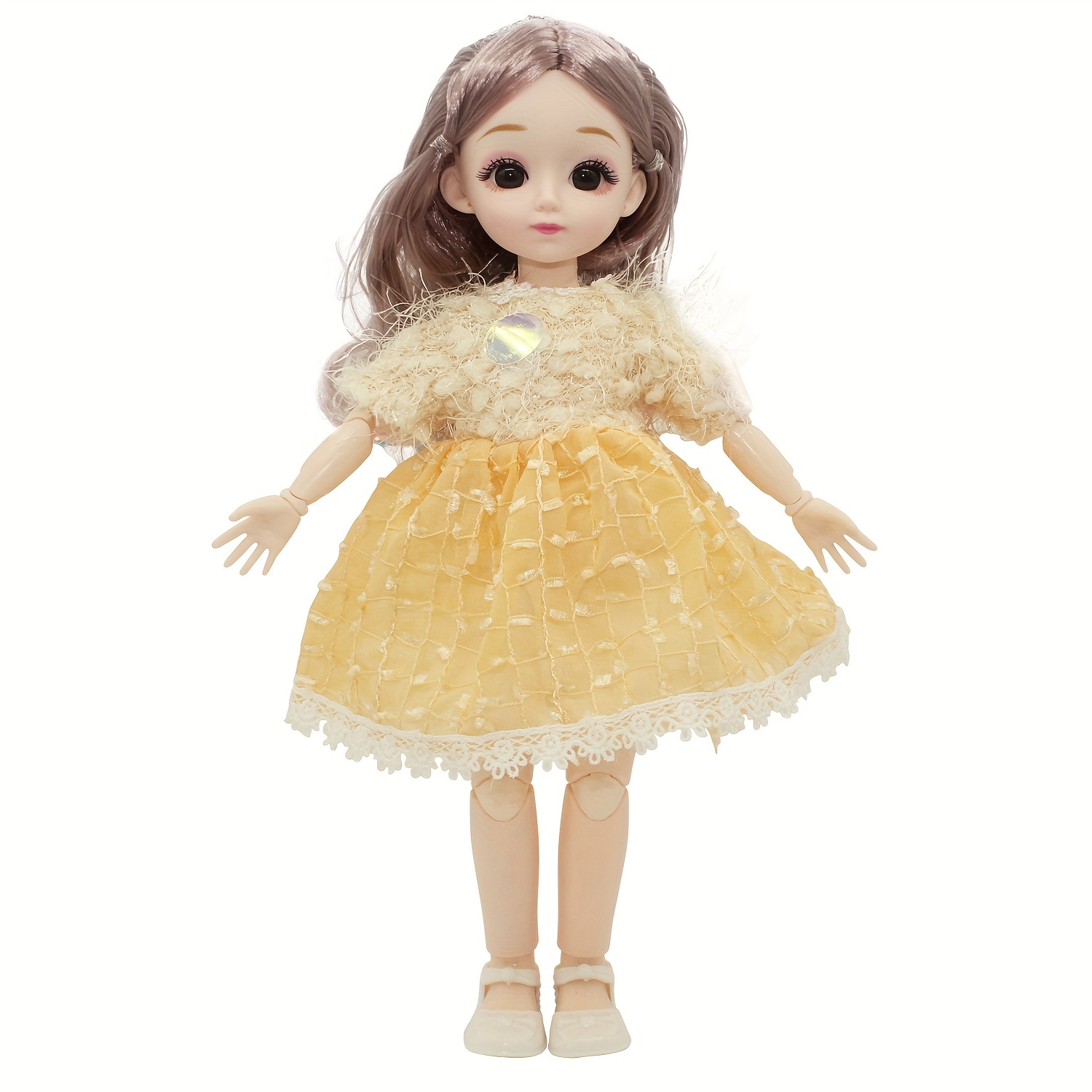 Girl's BJD Doll Clothes, Trocar de Roupa, Pode Ser Vestida