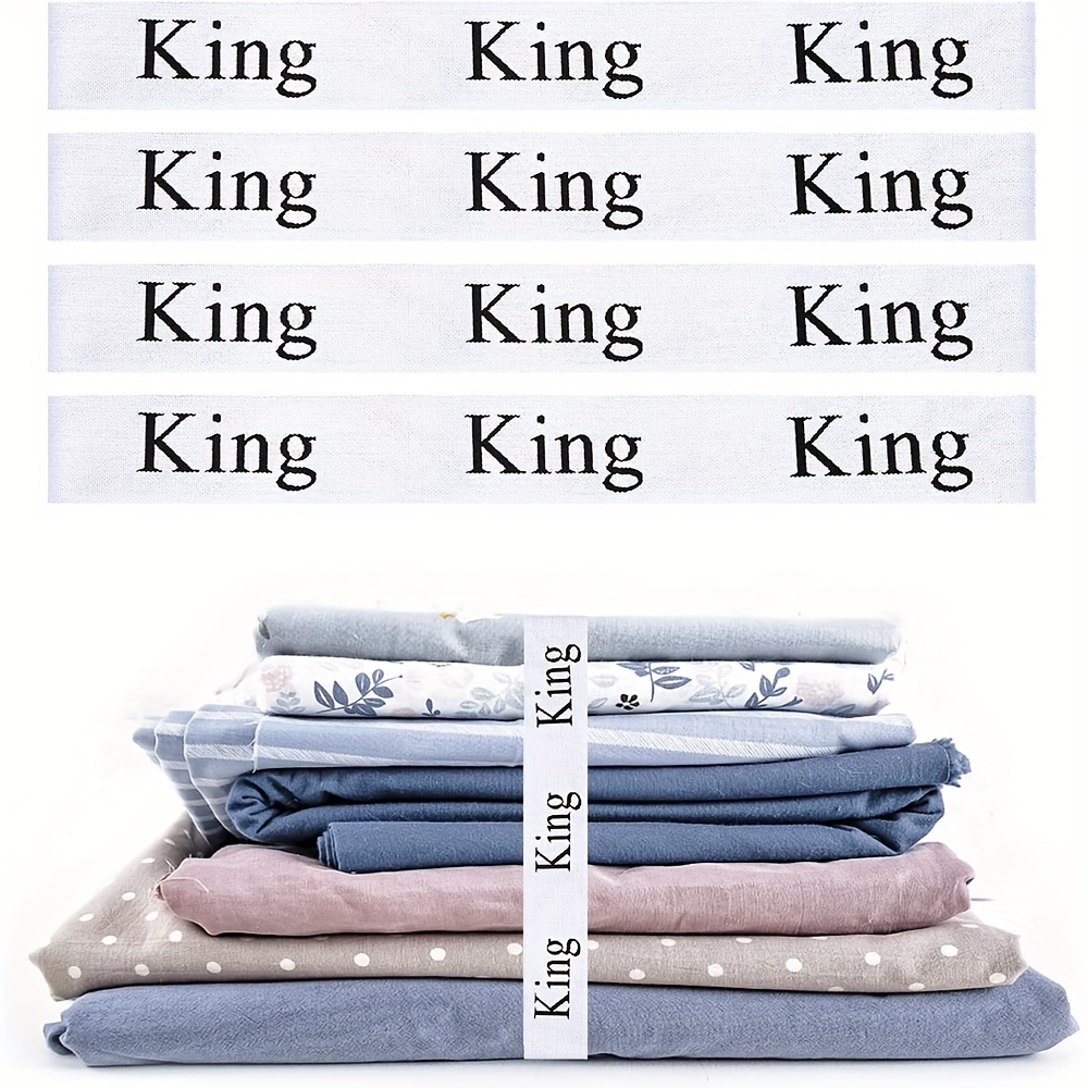 Bed Sheet Organizer Sheet Keepers Closet Organization King - Temu