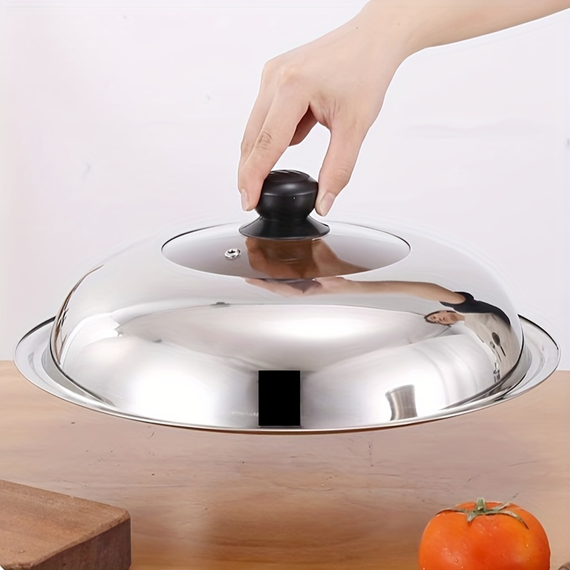 Heat Resistant Universal Lid For Pans And Skillets - Tempered Glass For  Easy Cleaning And Safe Cooking - Temu