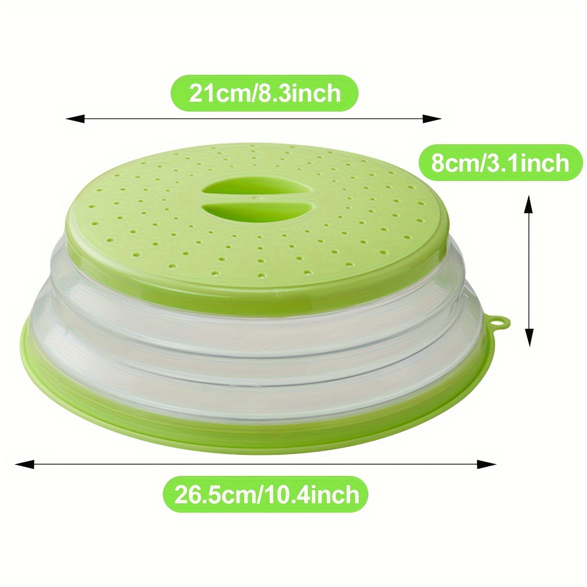 Multifunctional Foldable Microwave Splash Cover Round Lid - Temu