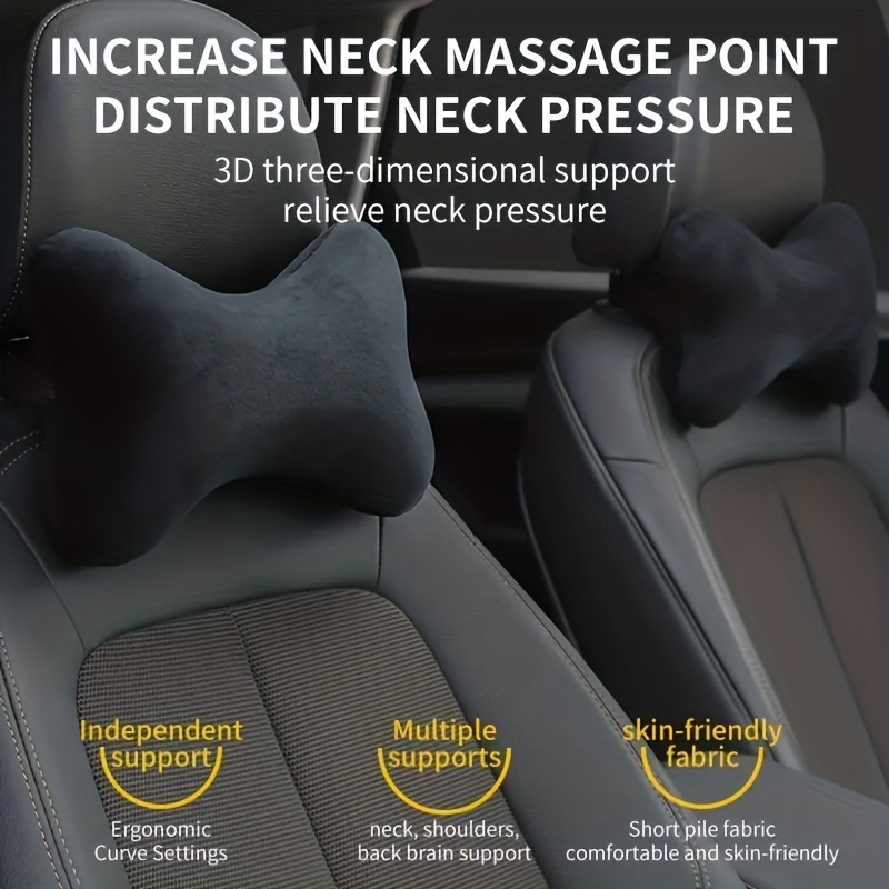 Ultra Soft Car Headrest Pillow Car Pillow For Driving With - Temu