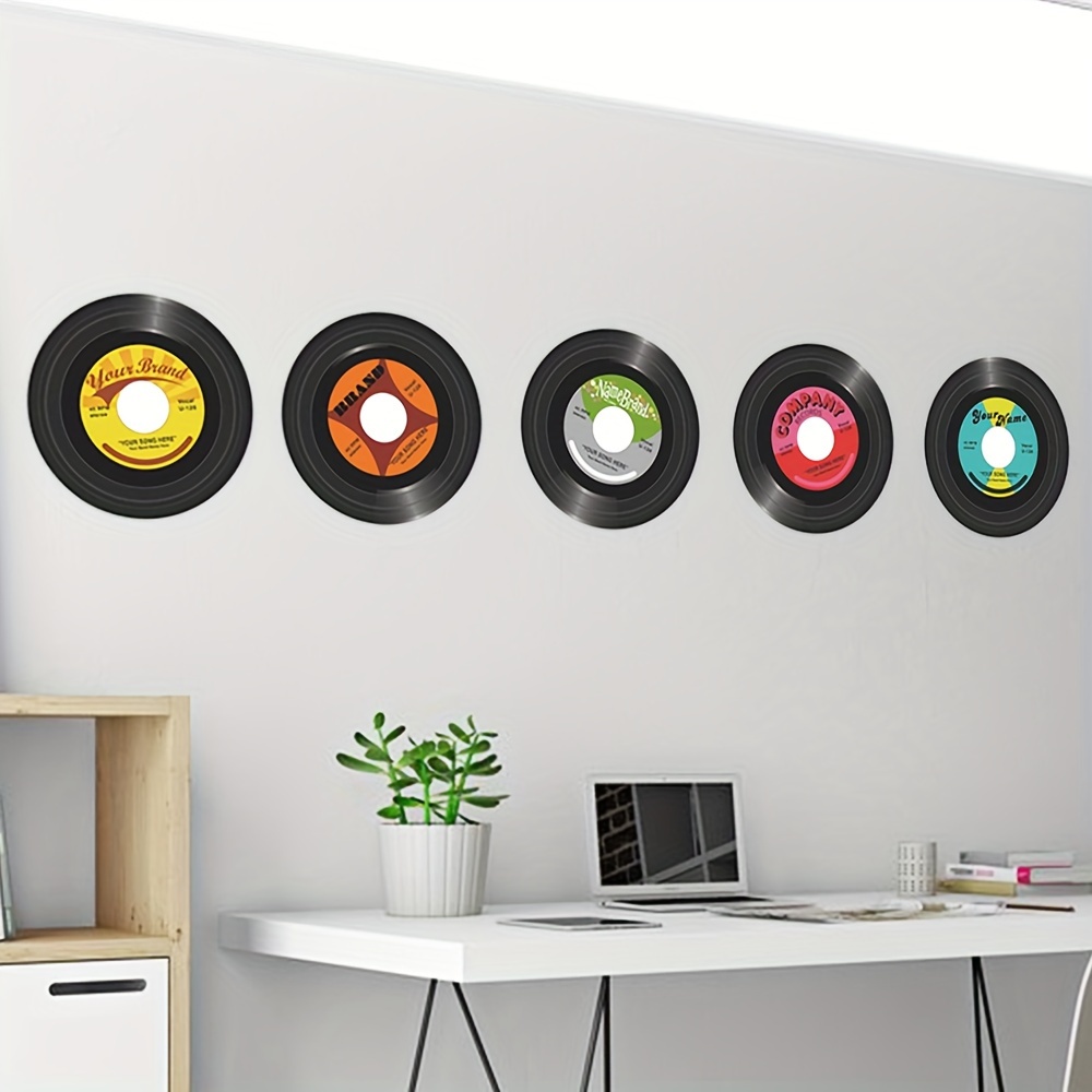 Blank Vinyl Records Wall Stickers Wall Collage Kit Aesthetic - Temu