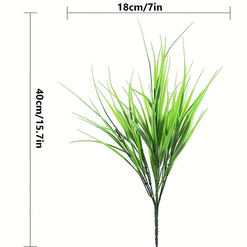 4 Pezzi Piante Finte Erba Artificiale, Finto Grano Plastica, Verde  Resistente Raggi Uv, Arbusti Vegetazione Piante Esterne, Matrimoni, Interni  Esterni, Decorazioni Casa, Decorazioni Stanza - Casa E Cucina - Temu Italy