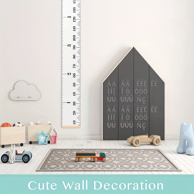 Baby Growth Height Chart, Handing Ruler Wall Decor for Kids