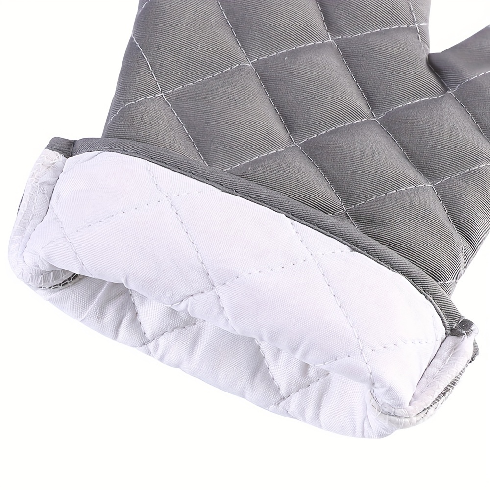 Cotton Oven Mitts Thickened Gloves Short Heat Resistant - Temu