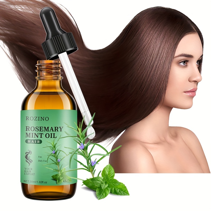 Aceite esencial para el crecimiento del cabello, aceite de menta