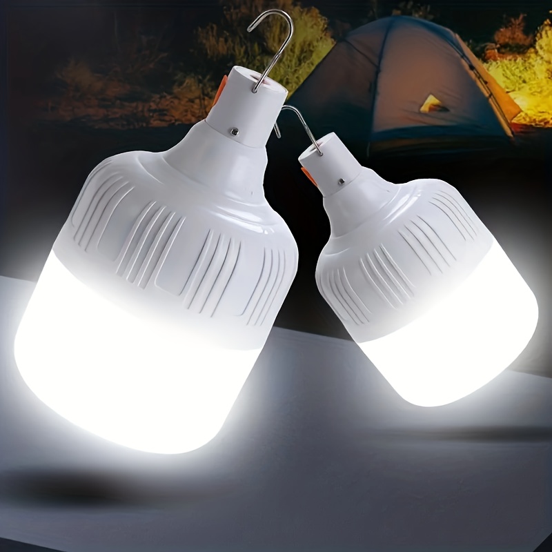 Comprar Bombilla LED recargable por USB de 80W para iluminación de  emergencia de pesca nocturna para acampar al aire libre