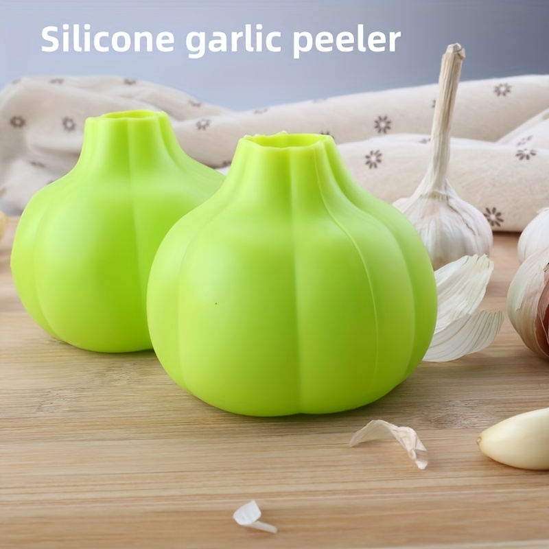 Garlic Roller Peeler, Silicone Garlic Roller Peeler, Sealed Bottom Rub Garlic  Peeler, Manual Garlic Roller Peeler, Practical Household Kitchen Gadgets  For Peeling Garlic - Temu