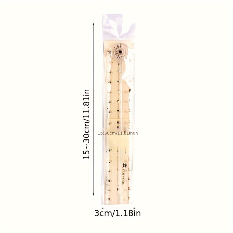 acrylic plastic 30 cm transparent ruler