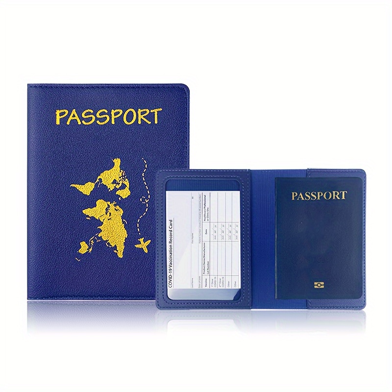PLABBDPL Funda Pasaporte y Etiquetas Equipaje, 2 Piezas Porta