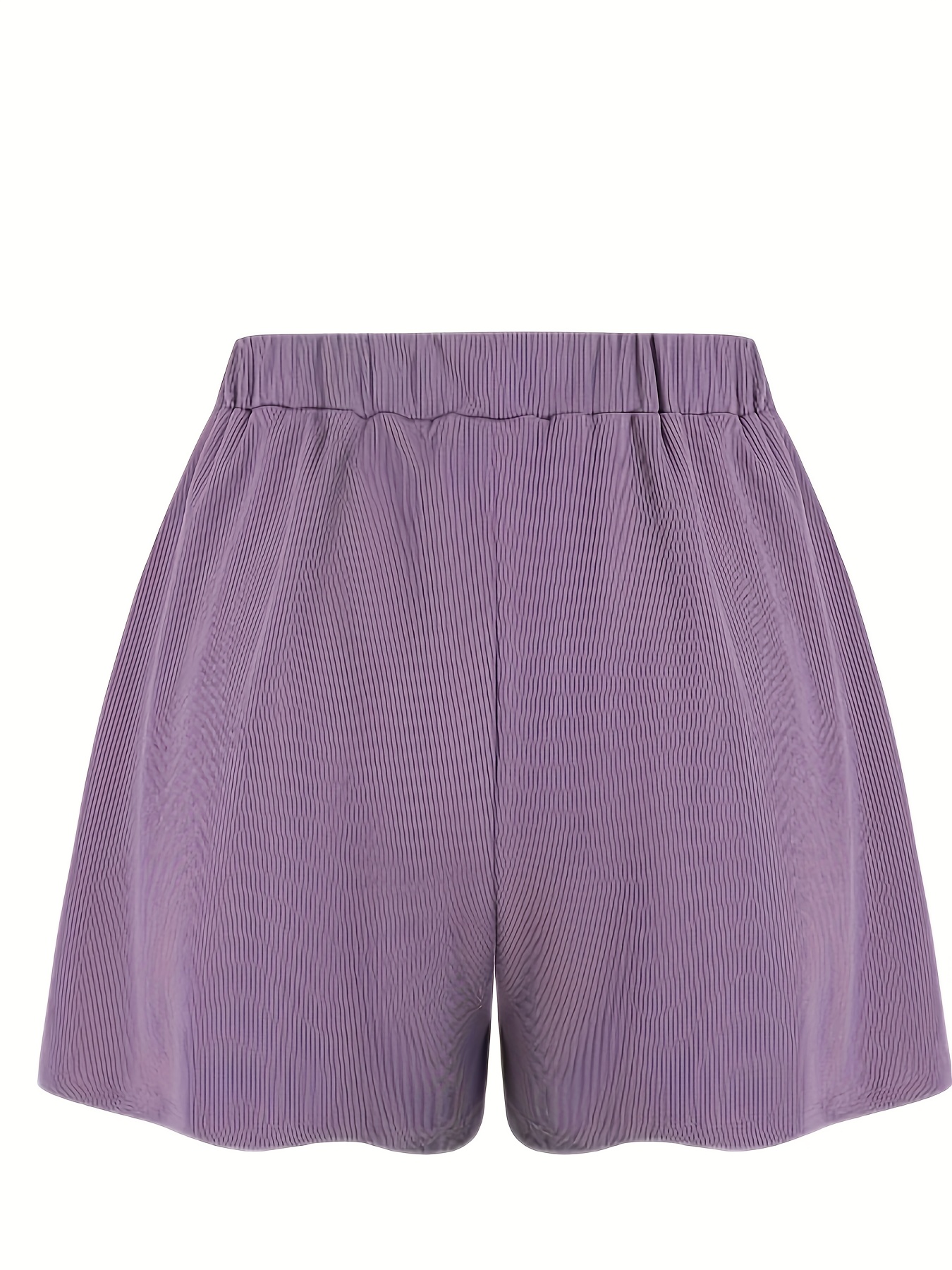 Plus size hot sale purple shorts