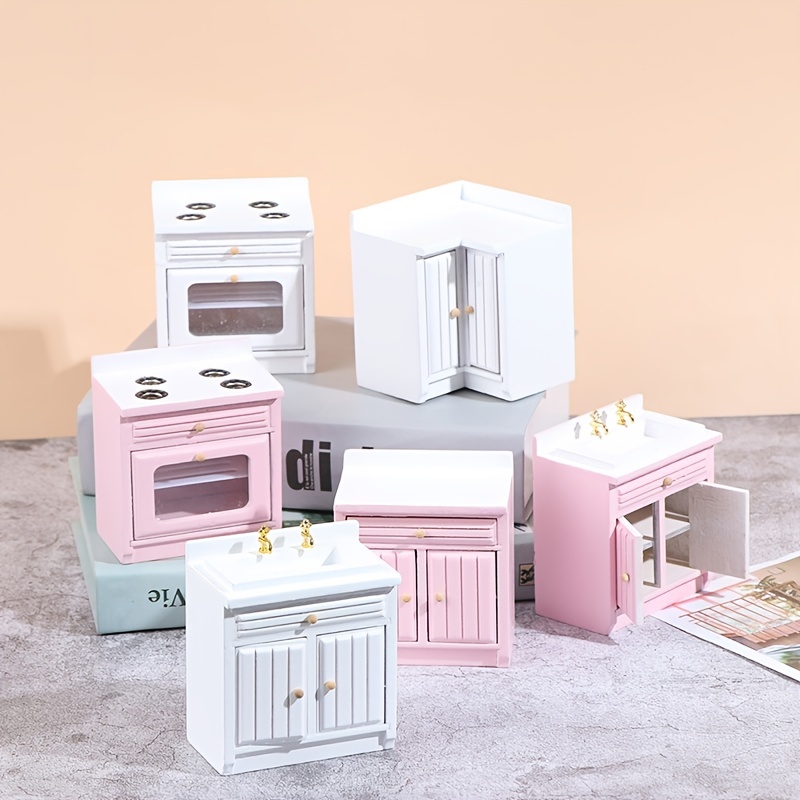 1/12 Scale Dollhouse Miniature Kitchen Furniture Stove Model Mini