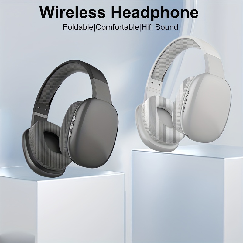 Casque Bluetooth sans fil 6s sur l'oreille, Hi-fi stéréo pliable