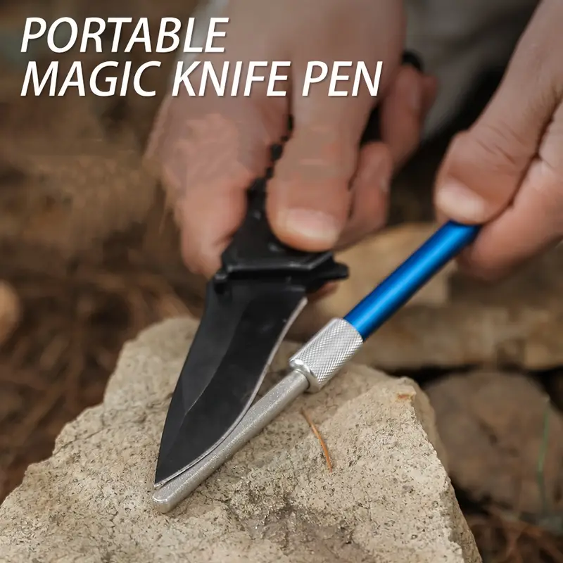 Portable Knife Sharpening Stone, Multifunctional Knife Sharpener For  Outdoor Camping Picnic