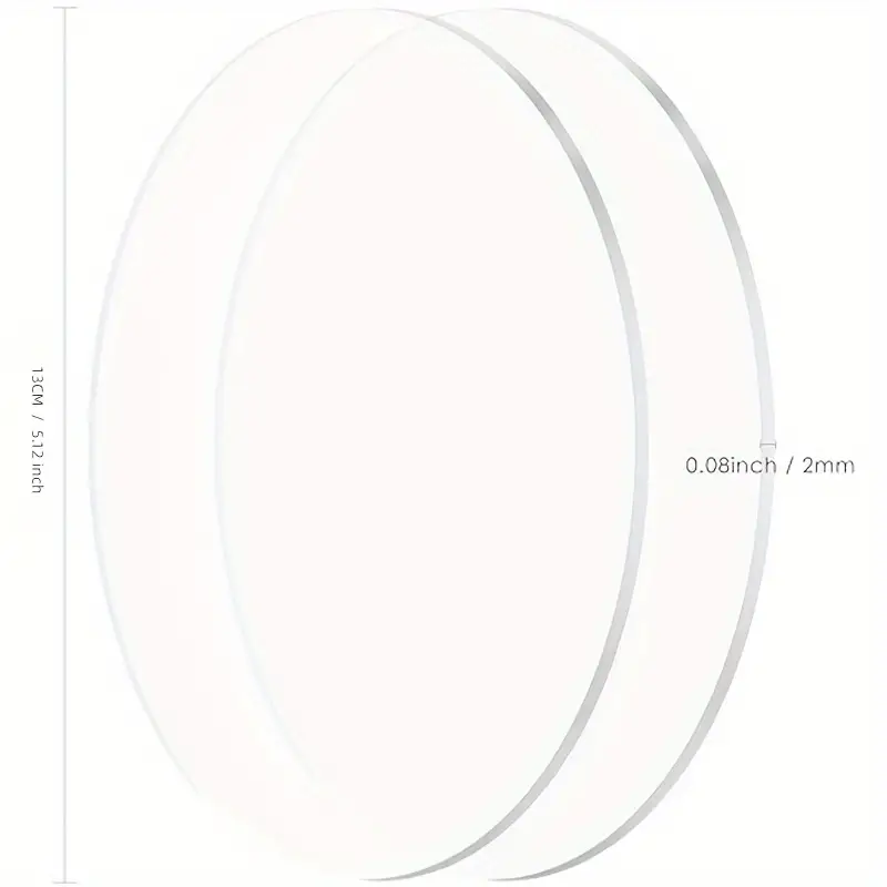 Acrylic Disc Clear Acrylic Circle Blanks Round Acrylic - Temu