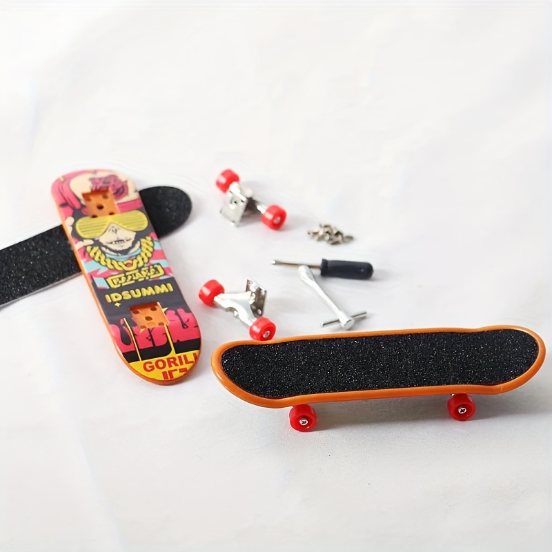 Finger Skateboard Kit Tech Deck Bigger Fingerboard Ramps Skate Park Set  Fingers Sport Training Props Skateboard