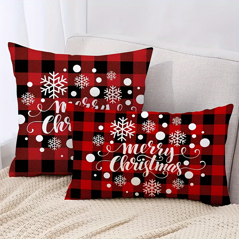 Christmas Snowflake Pillowcase Without Pillow Insert For - Temu