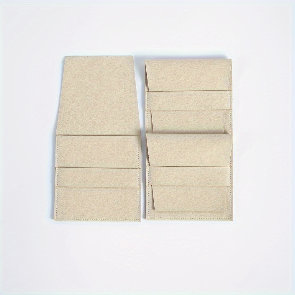 10 кожаных мешочков для украшений из замши, элегантные пылезащитные сумки для колец, серег, браслетов, свадебные аксессуары, детали 13