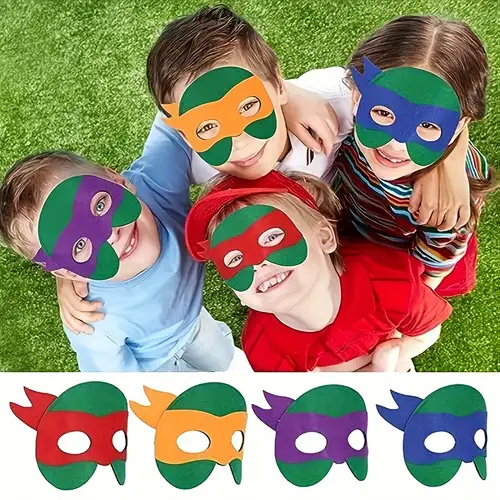 7 Pièces, Masque Pour Enfants, Masque Dhalloween, Fête