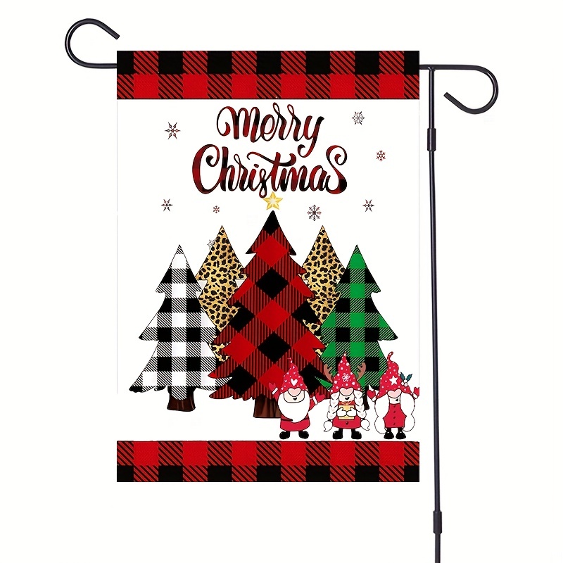 Xmas Decor Garden Flag Merry Christmas Christmas - Temu