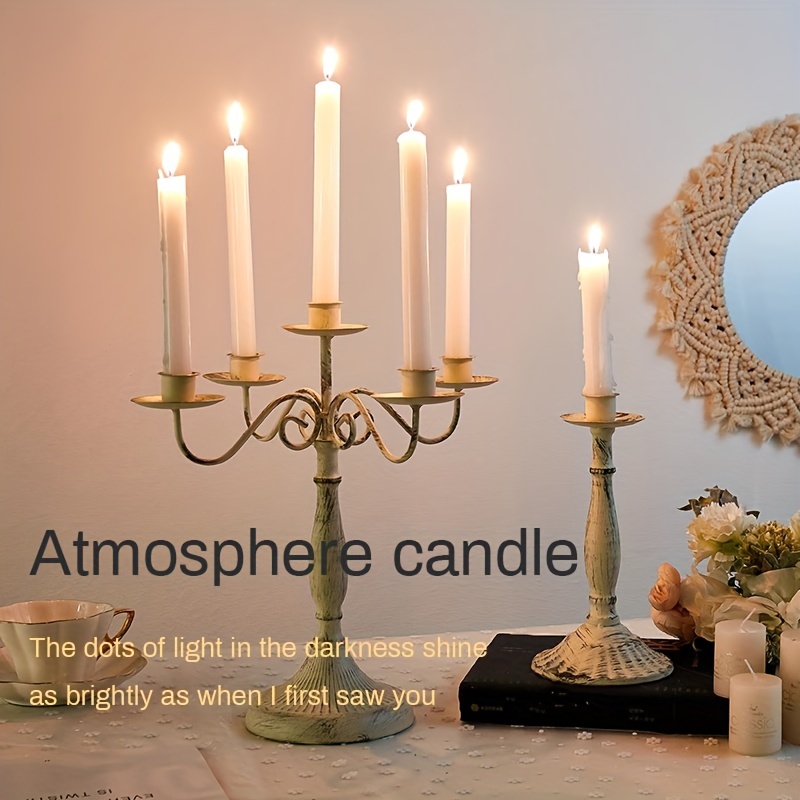 Bougie flottante ivoire de 7,6 cm, lot de 4 bougies non parfumées.