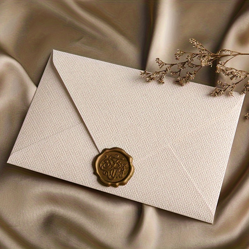 Vintage Stationery Paper With Envelopes Set 3 Burlap - Temu